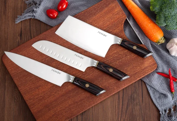 Chef Knife Set Kitchen Knives Set With Block Kitchen Knife Magnetic Holder - Image 2