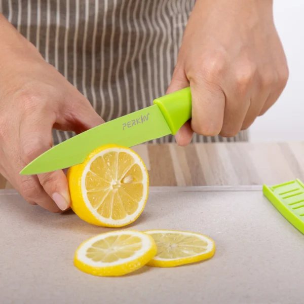 Utility Knife Kitchen Knife Cooking Knife Stainless Steel Sheath Knife Ergonomic Handle - Image 4