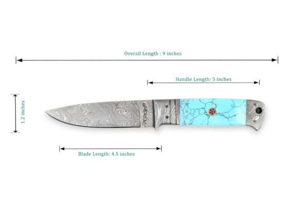 The Ultimate All-Purpose Damascus Knife - 9.0 inches - Image 2