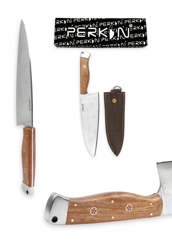 13 Inches Damascus Steel Chef Knife - Full Tang Damascus Knife - Image 5