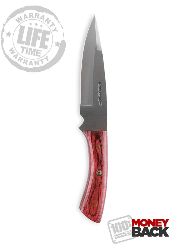Perkin Knives HK799 Fixed Blade Hunting Knife with Sheath - Image 3