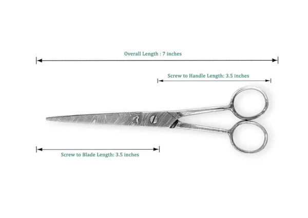 Damascus Steel Scissor - Work of Art - Outstanding Value - Image 4