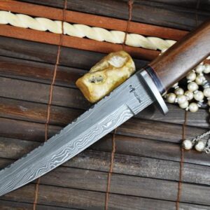 Tanto Blade Damascus Hunting Knife