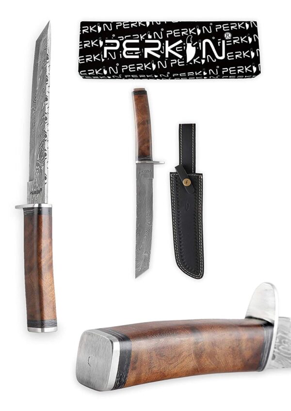 Tanto Blade Damascus Hunting Knife - Image 6