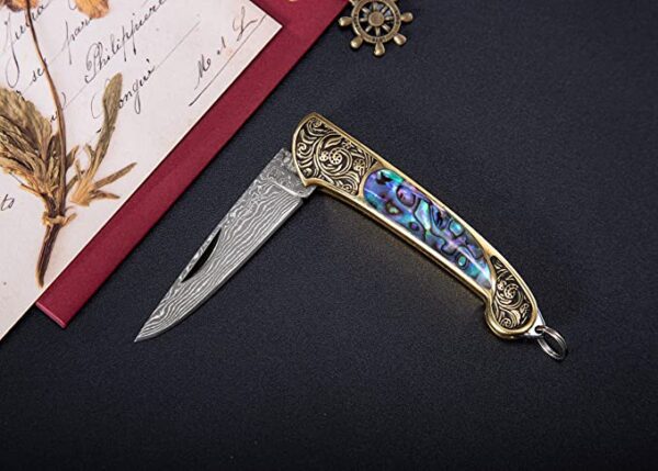Pocket knife UK Legal, Foldable and Non- Locking Legal to Carry - ABD280 - Image 5