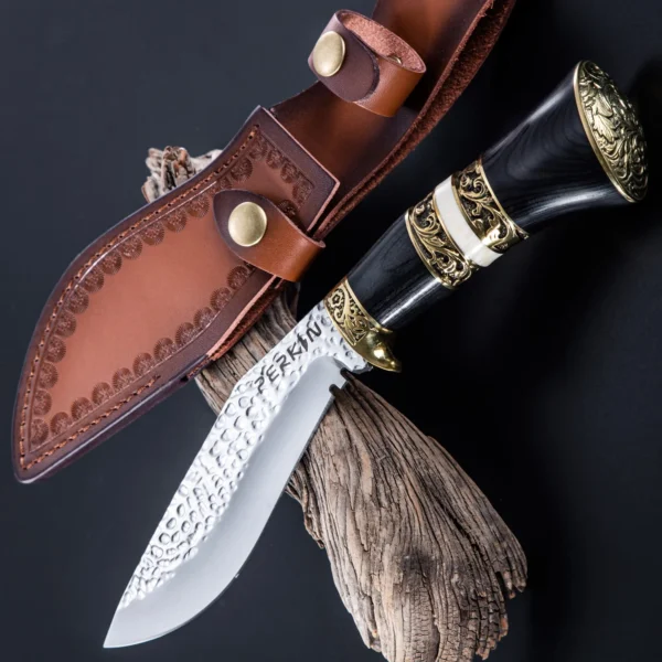 Fixed Blade Hunting Knife with Sheath Kukri Knife PSL2026 - Image 4