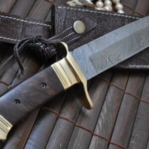 Fixed Blade hunting knife with Sheath Bowie knife