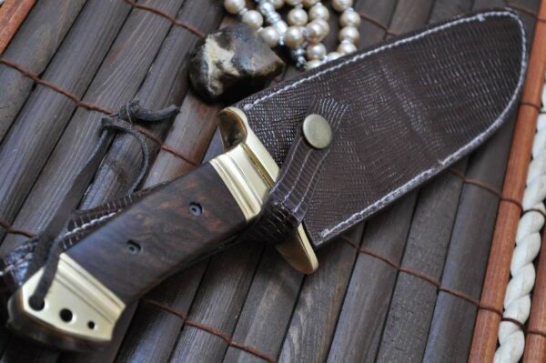 Fixed Blade hunting knife with Sheath Bowie knife - Image 4