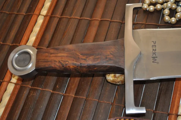 Long Handmade Hunting Knife with Leather Sheath 34 inches - Image 3