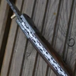 Handmade Damascus Pocket Knife - Beautiful Folding Knife - Image 5
