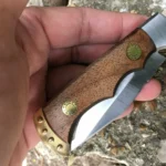 Hunting knife folding Pocket knife with sheath - Image 7