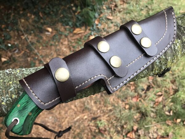 Full Tang tracker Knife with D2 Steel blade and Micarta Handle - Image 6