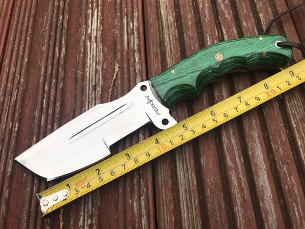 Full Tang tracker Knife with D2 Steel blade and Micarta Handle - Image 8
