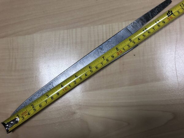 Damascus Steel Chef Knife Blade Blank - Image 4