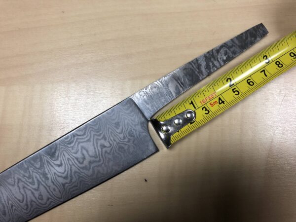 Damascus Steel Chef Knife Blade Blank - Image 6