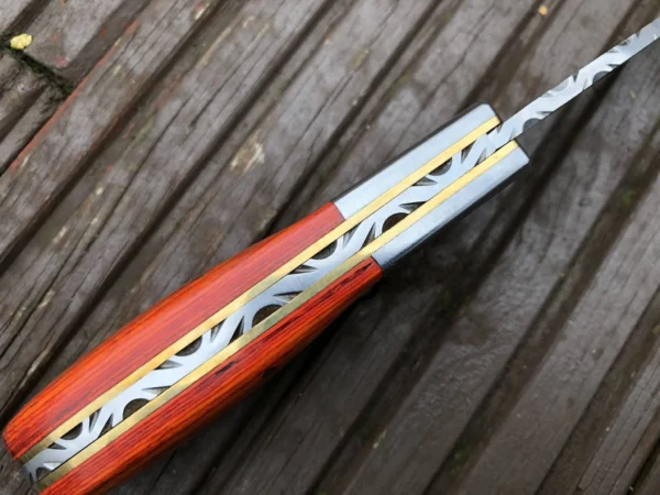 UK Legal Handmade Pocket knife with Micarta Handle - Image 3