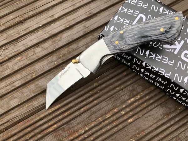 Folding Pocket Knife With Pakka Wood Handle - Image 5