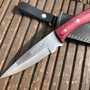 Perkin Knives HK799 Fixed Blade Hunting Knife with Sheath