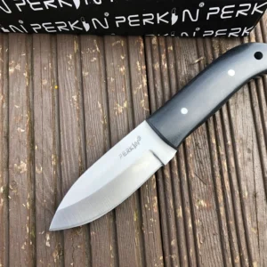Perkin PN101 Fixed Blade Hunting Knife with Leather Sheath