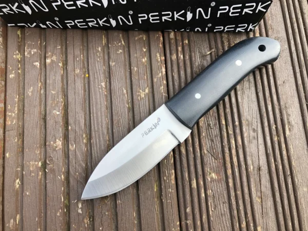 Perkin PN101 Fixed Blade Hunting Knife with Leather Sheath