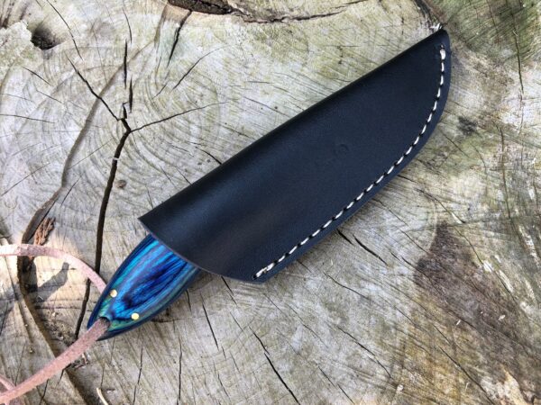 Perkin 7 Inches Damascus Steel Knife Hunting Knife with Sheath SK200 - Image 5