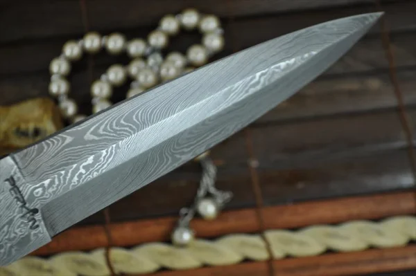Double Edge with Bone Handle Hunting Knife - Image 3