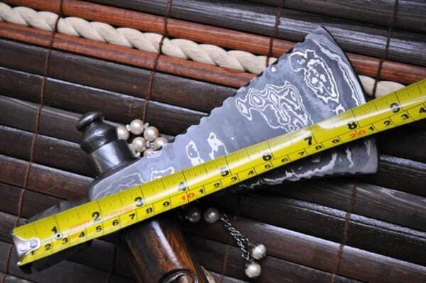 Tomahawk Axe with Beautiful Walnut Hatchet - Image 4