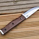 Custom Handmade Hunting/Bushcraft Knife with stunning Micarta Handle - Image 3
