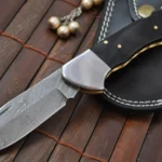 Lockback Knife - Custom Made Damascus Folding Knife
