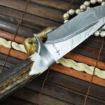 Custom Made Damascus Hunting Knife
