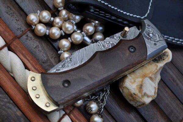 Now Legal To Carry Custom Made Damascus Pocket Knife - By Koobi - Image 2