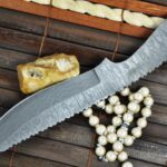 Custom Made Hand Forged Damascus Blank Blade - 9 Inches - Image 2