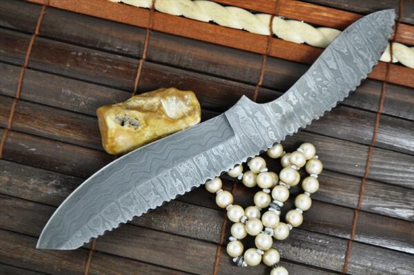 Custom Made Hand Forged Damascus Blank Blade - 9 Inches - Image 2