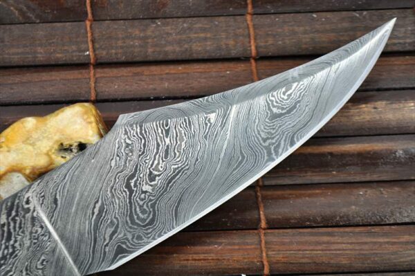 Custom Made Hand Forged Damascus Blank Blade - 11.5 Inches - Image 3