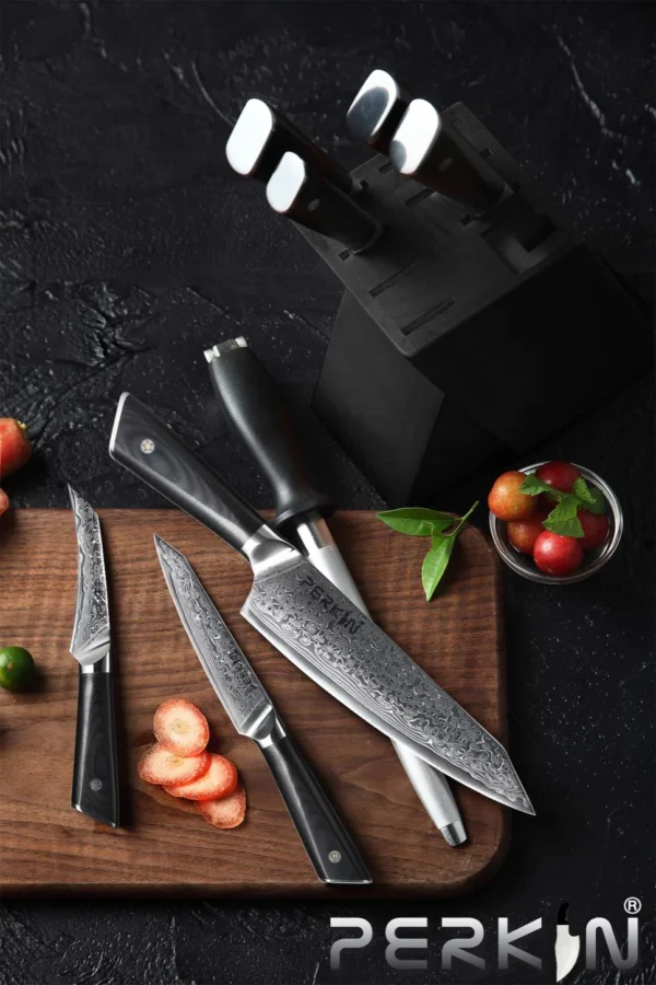 Damascus Knife Set Damascus Chef knife Professional Kitchen Knives - Image 3
