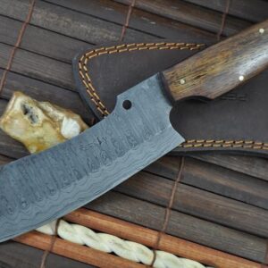 Unique Design Handcrafted Damascus Chef Knife