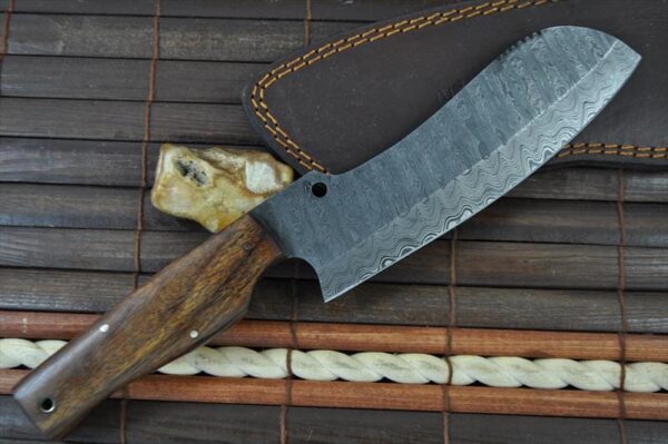 Unique Design Handcrafted Damascus Chef Knife - Image 2