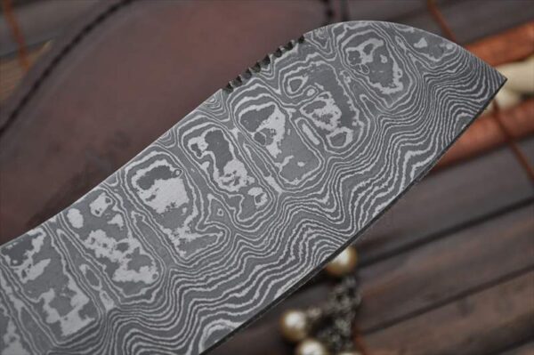 Unique Design Handcrafted Damascus Chef Knife - Image 3