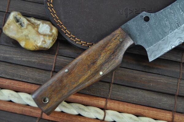 Unique Design Handcrafted Damascus Chef Knife - Image 4
