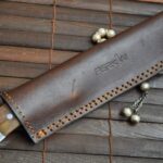 Handcrafted Hunting 440c Steel Knife with Burl Wood Handle - Image 3