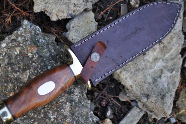 Handcrafted Hunting Knife with 440c Steel & Double Edge - Image 4