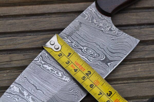 Genuine Damascus Steel Chef Knife With Full Tang Blade - Image 5