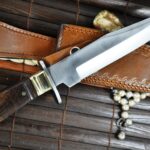 Handmade Hunting Knife with 440C Steel & Walnut Wood - Image 3