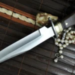 Handmade Hunting Knife with 440C Steel & Walnut Wood