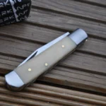Legal to Carry Handmade Pocket Knife with Bone Handle