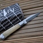 Legal to Carry Handmade Pocket Knife with Bone Handle - Image 2