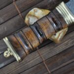 Handmade Damascus Hunting Knife With Double Edge - Image 4