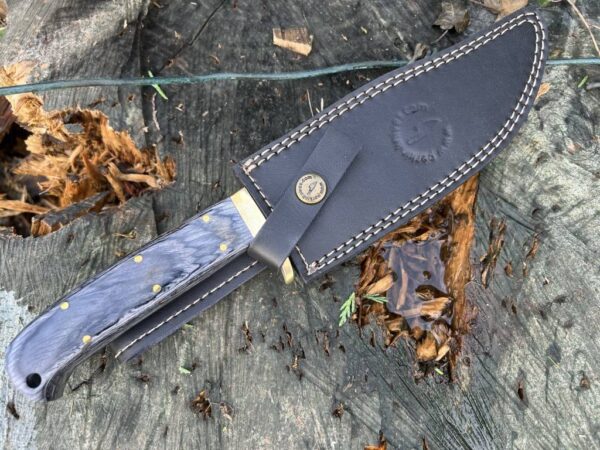 Custom Handmade Hunting Knife - Bowie Knife - Ball Bearing Steel - Image 5
