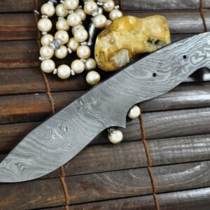 Perkins Damascus Blank Blade - BL7